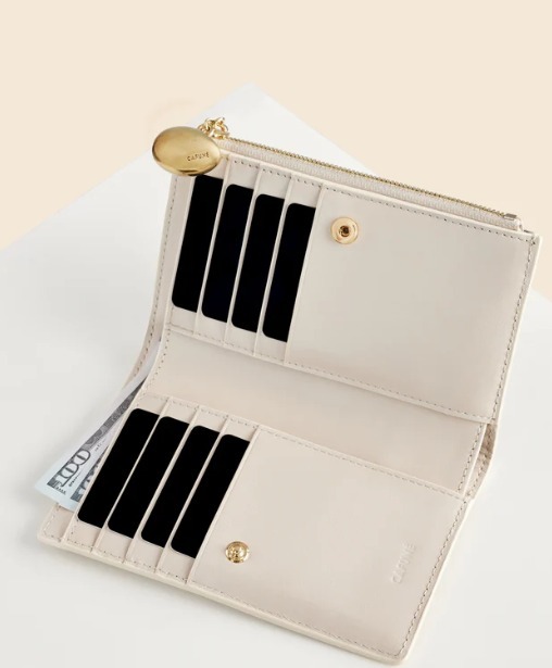 CAFUNEカフネ/Egg Long Wallet 折り畳み財布/関税込 折りたたみ財布