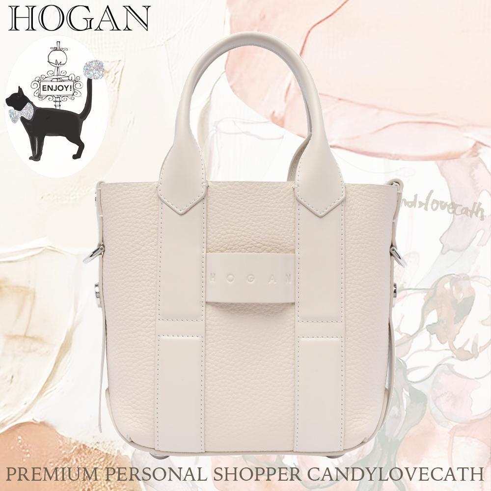 トートバッグ HOGAN SMALL HOGAN SCRIPT SHOPPING BAG