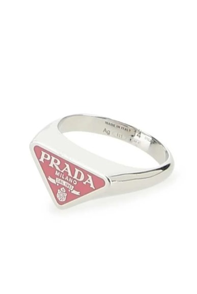 【Prada】トライアングル ロゴ シンボル リング 送料込み
