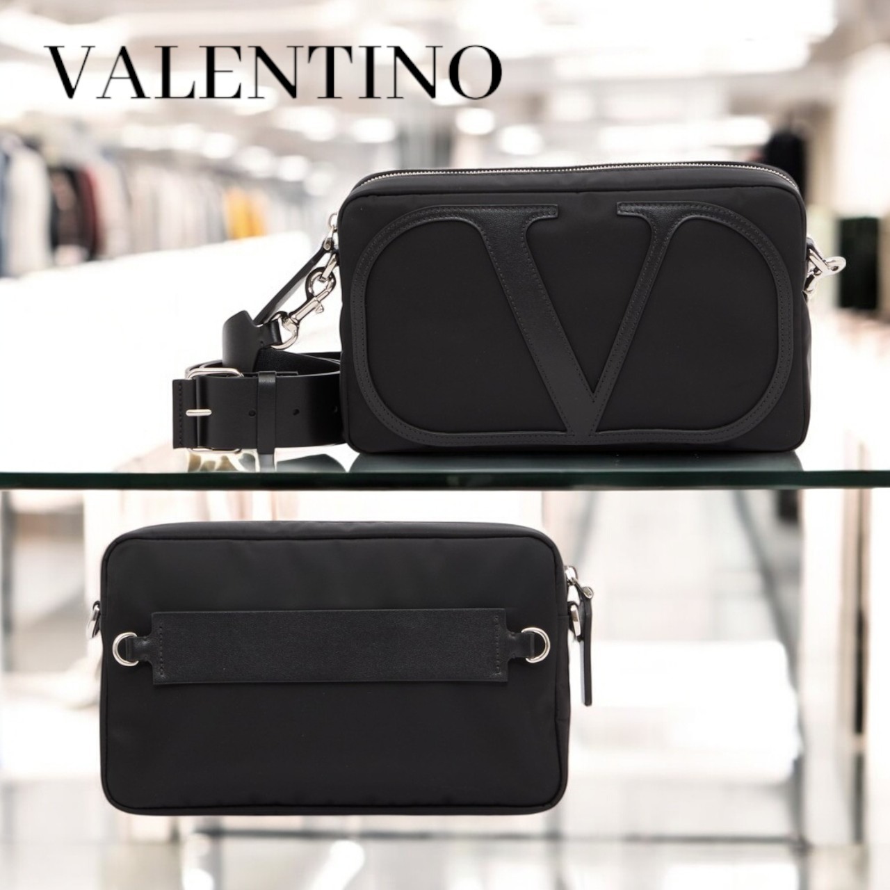 Valentino 【関税込】Vロゴ ショルダーバッグ