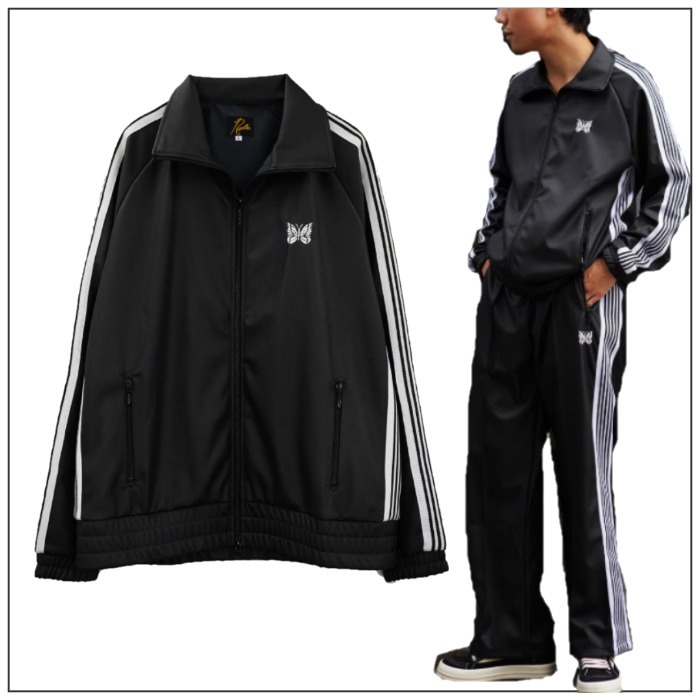 人気【NEEDLES】LHP トラックジャケット - SYNTHETIC LEATHER