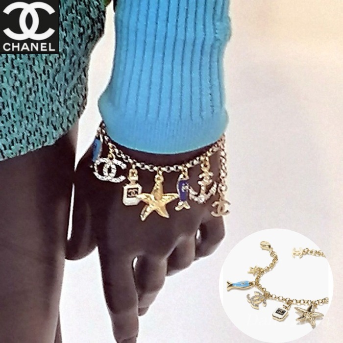 煌めくビジュー♡マリンモチーフ【CHANEL】ブレスレット