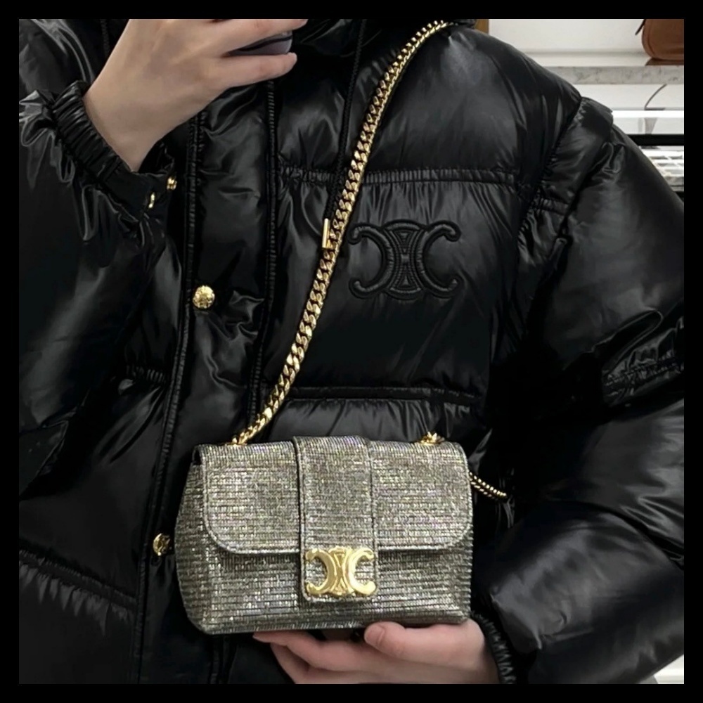 【キラッと輝く★】CELINE ヴィクトワール バッグ
