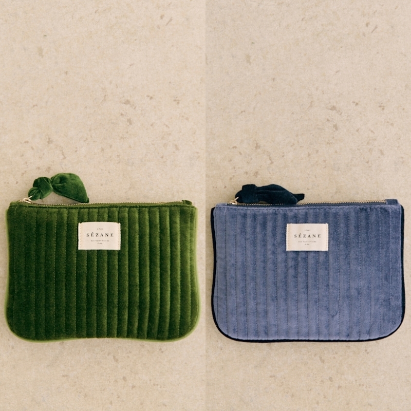 セザンヌ フラット ZIP ポーチ