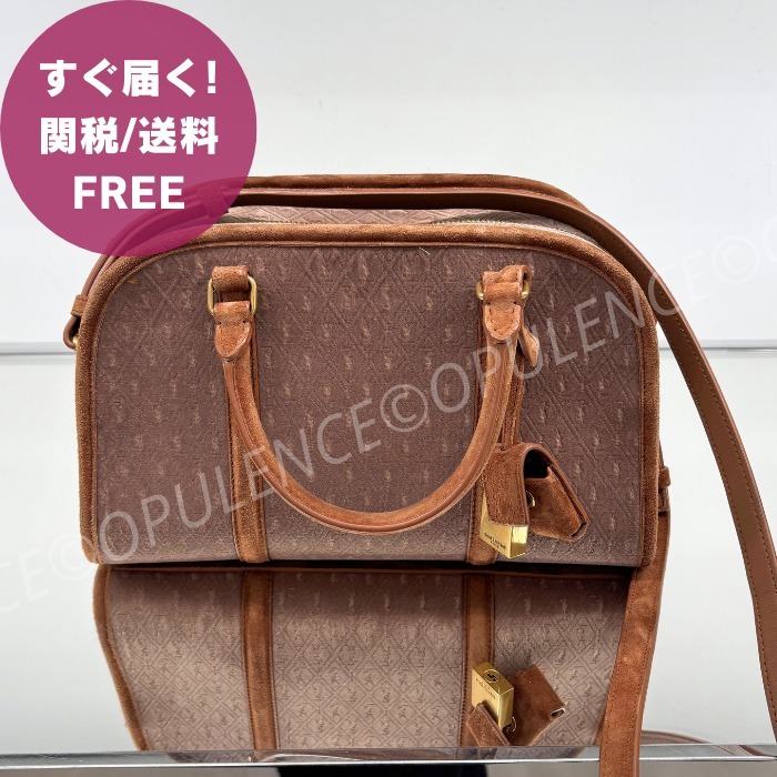 YSL サンローラン モノグラム ベイビー ダッフル ロック バッグ