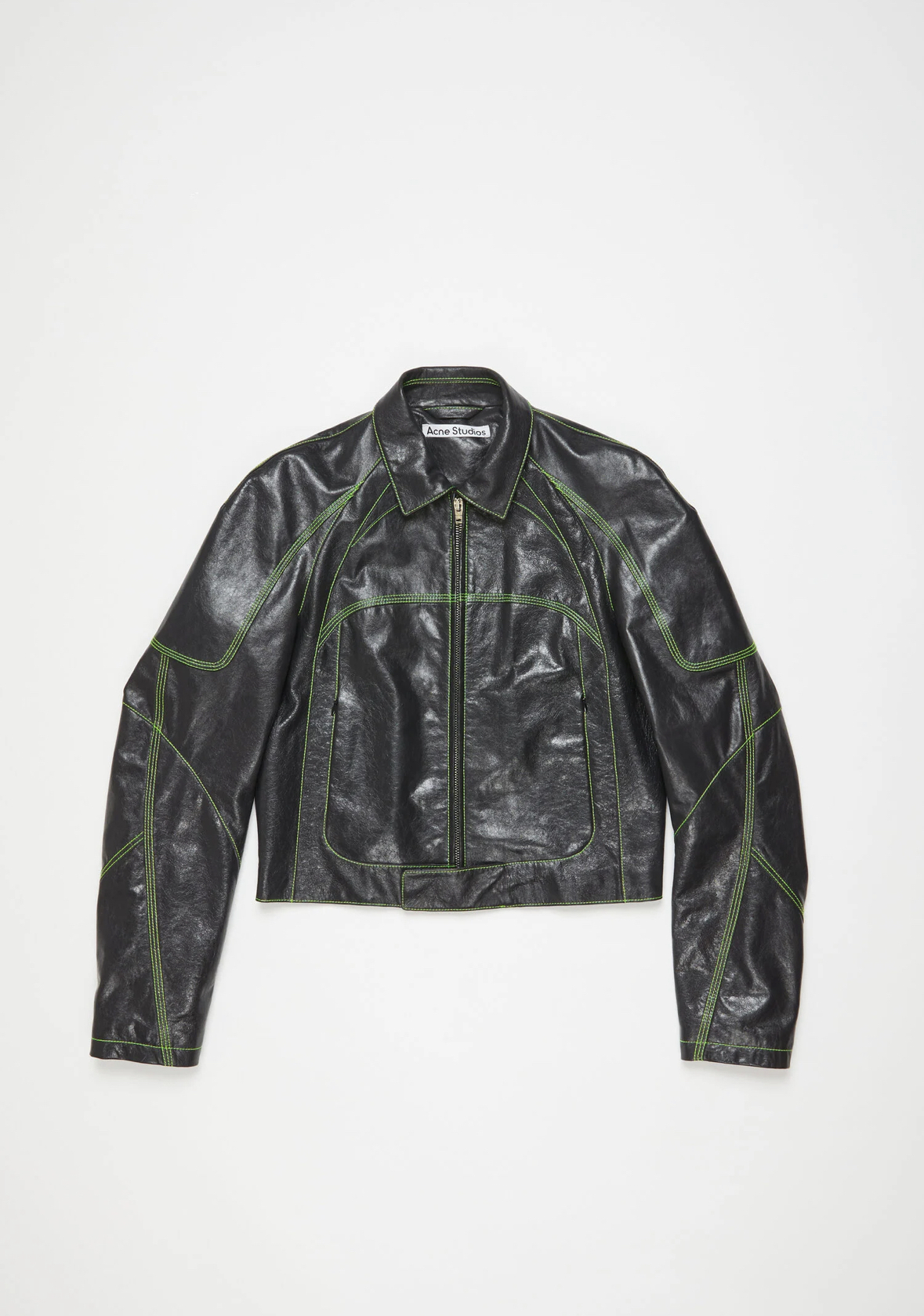 【安心の国内発送】Acne シングルライダースレザージャケット