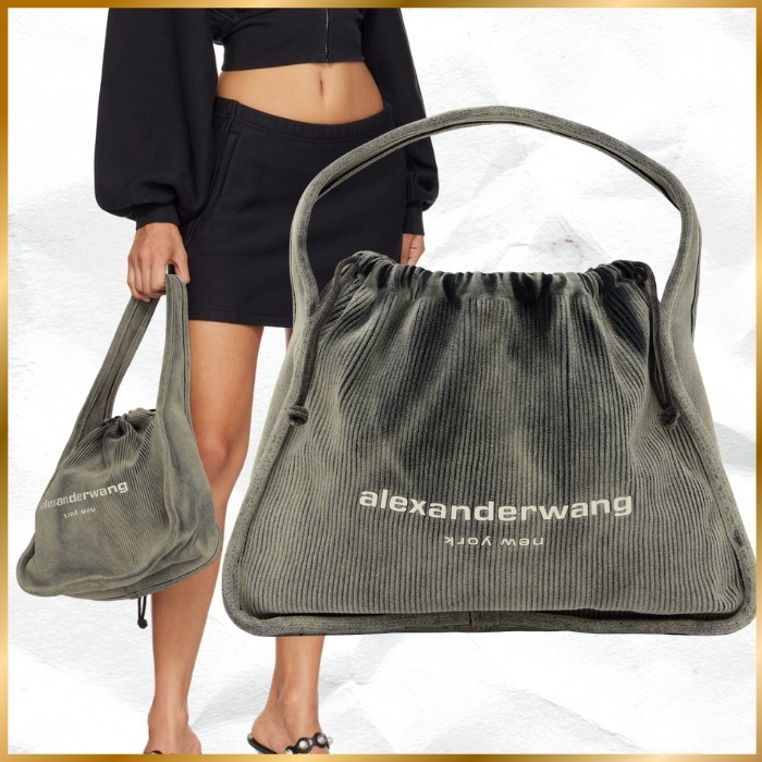 ◆ALEXANDER WANG◆グレー ラージ Ryan トートバッグ