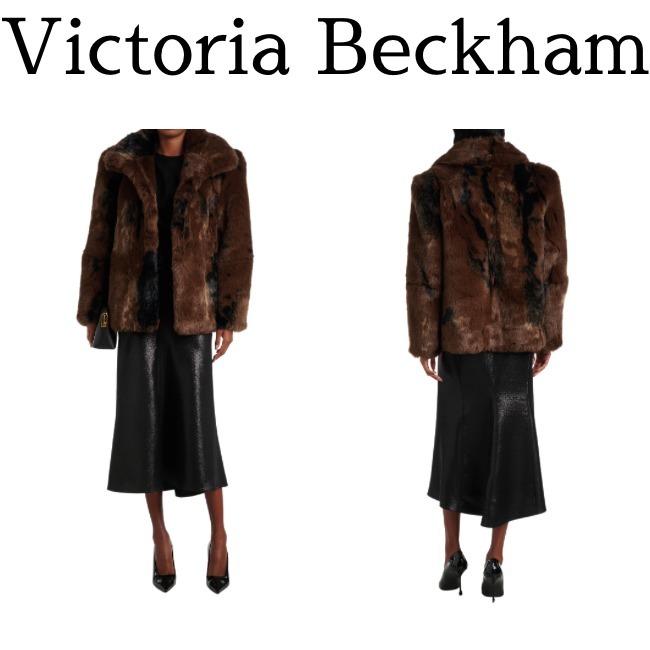 【Victoria Beckham】フェイクファージャケット