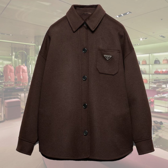 【24AW】カシミア ブルゾンジャケット ◆プラダ◆人気