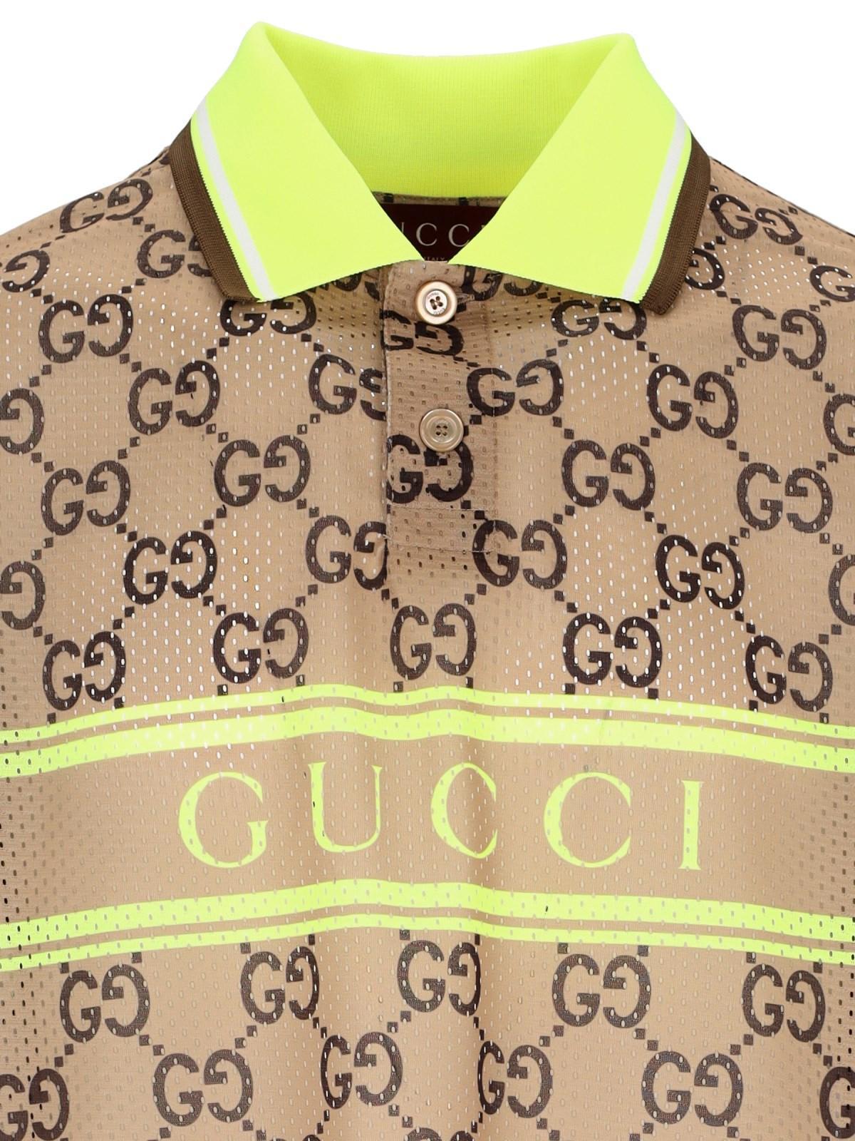【送料&関税込】Gucci Polo Shirt Printed On The Net