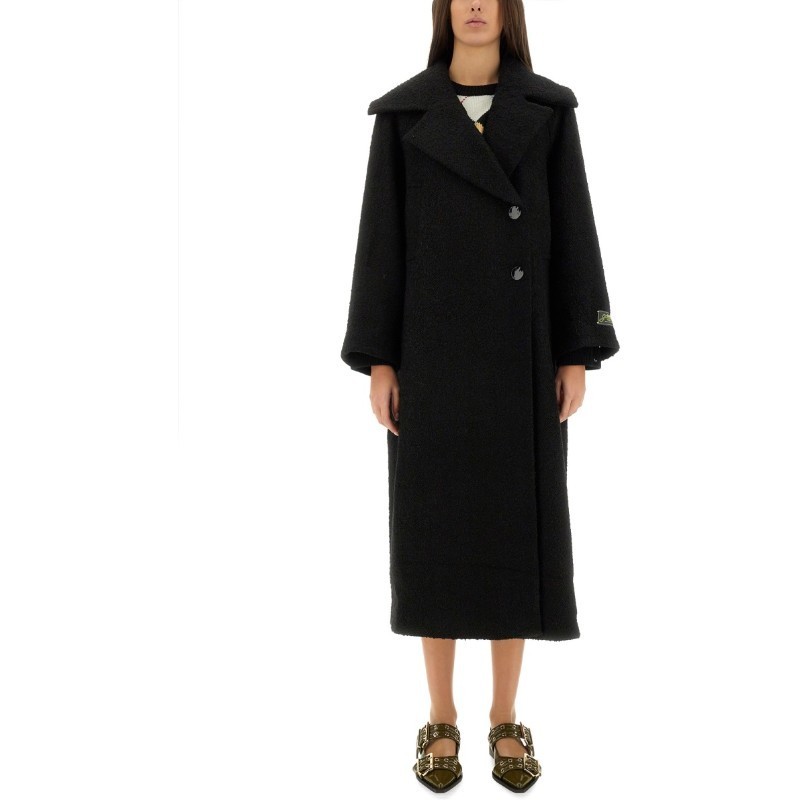コート Ganni SS25 BOUCLE COAT (W0024 099)