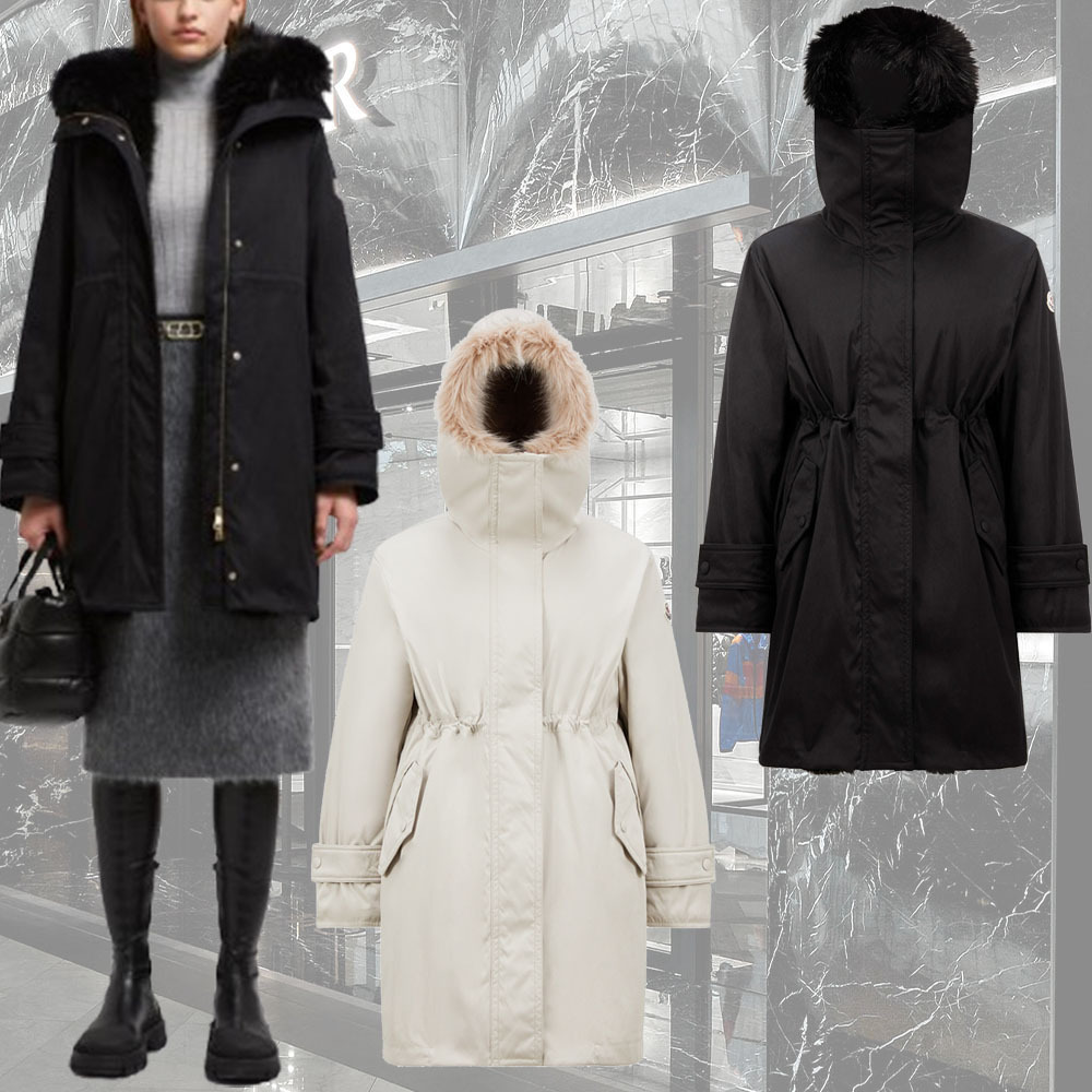 【MONCLER】Bresisフード付きパーカーコート