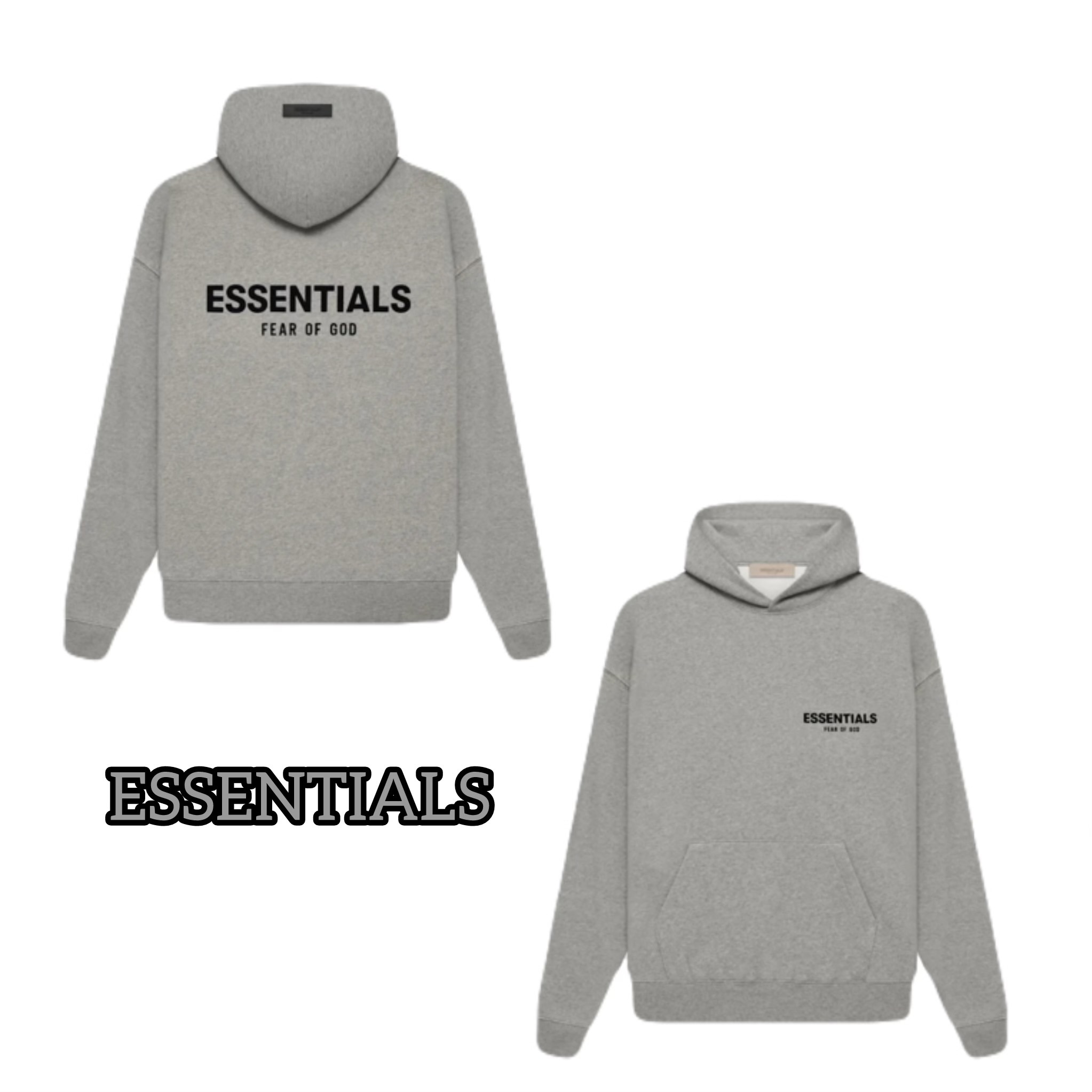 FEAR OF GOD ESSENTIALS パーカー ダークオートミール