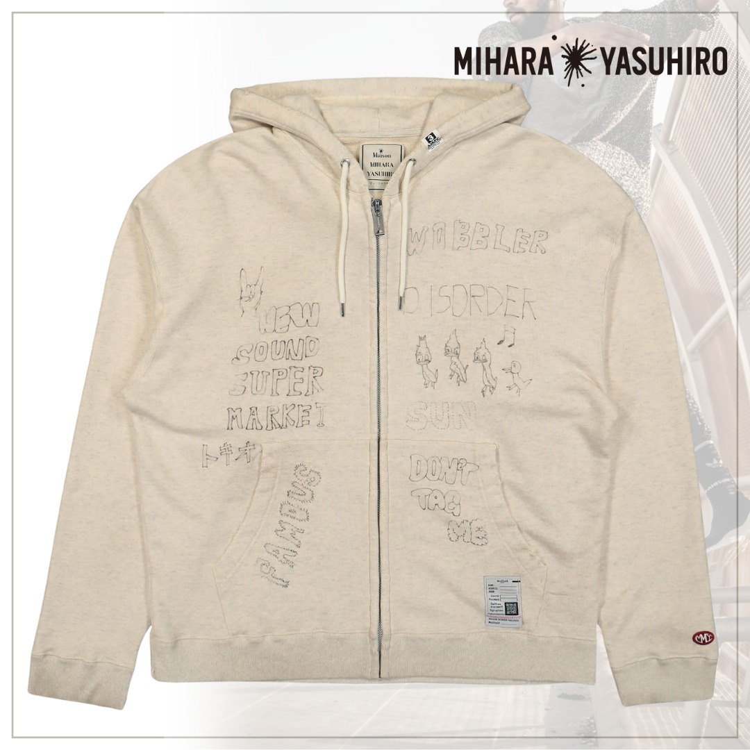 エターナルな魅力【MIHARAYASUHIRO】ディストレストパーカー