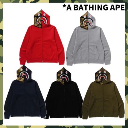 ネイビー（紺）系 A BATHING APE(アベイシングエイプ) パーカー