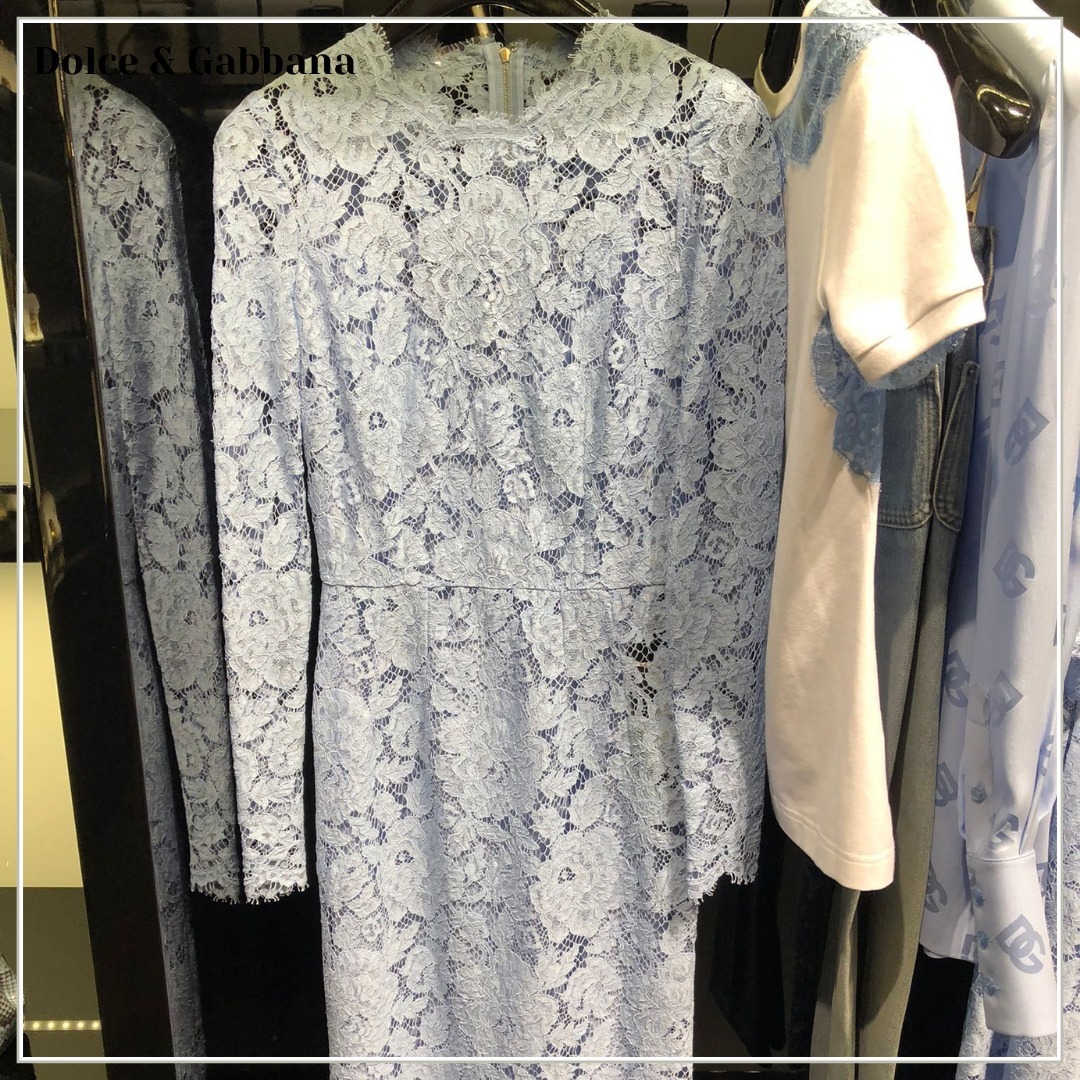 堂々スタイルアップ【Dolce & Gabbana】ロンゲット シースドレス