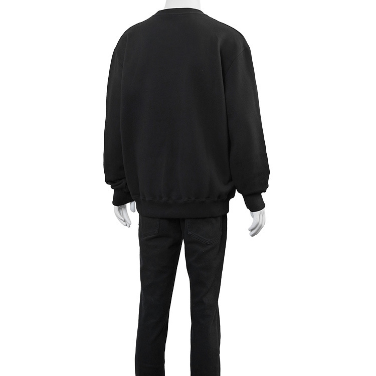 PYRENEX スウェット 裏起毛 HUS017 PHASE BRUSHED-BLACK_0009 PYRENEX スウェット 裏起毛 HUS017 PHASE BRUSHED-BLACK_0009