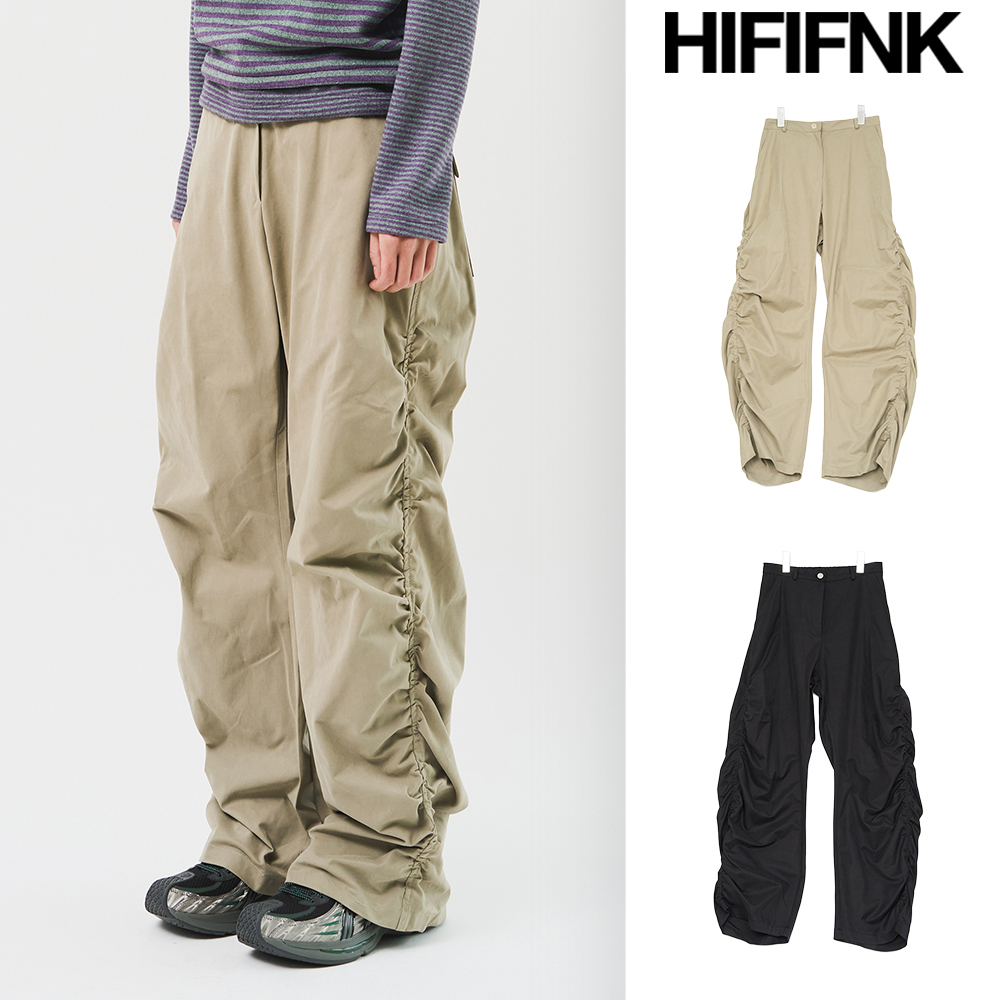 【HI FI FNK】(W) Peta Shirring Pants