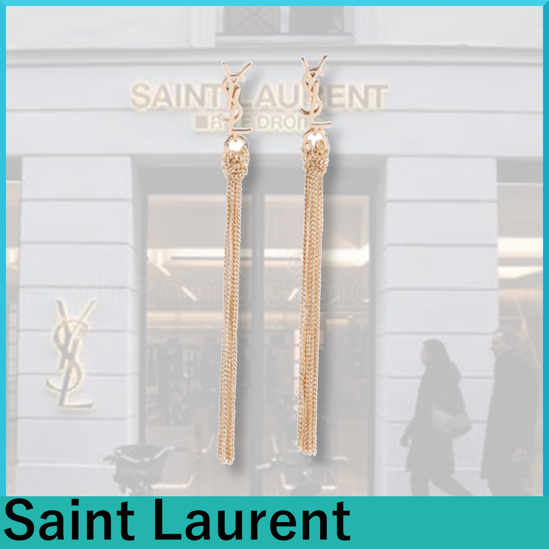★Saint Laurent★カサンドル タッセル イヤリング