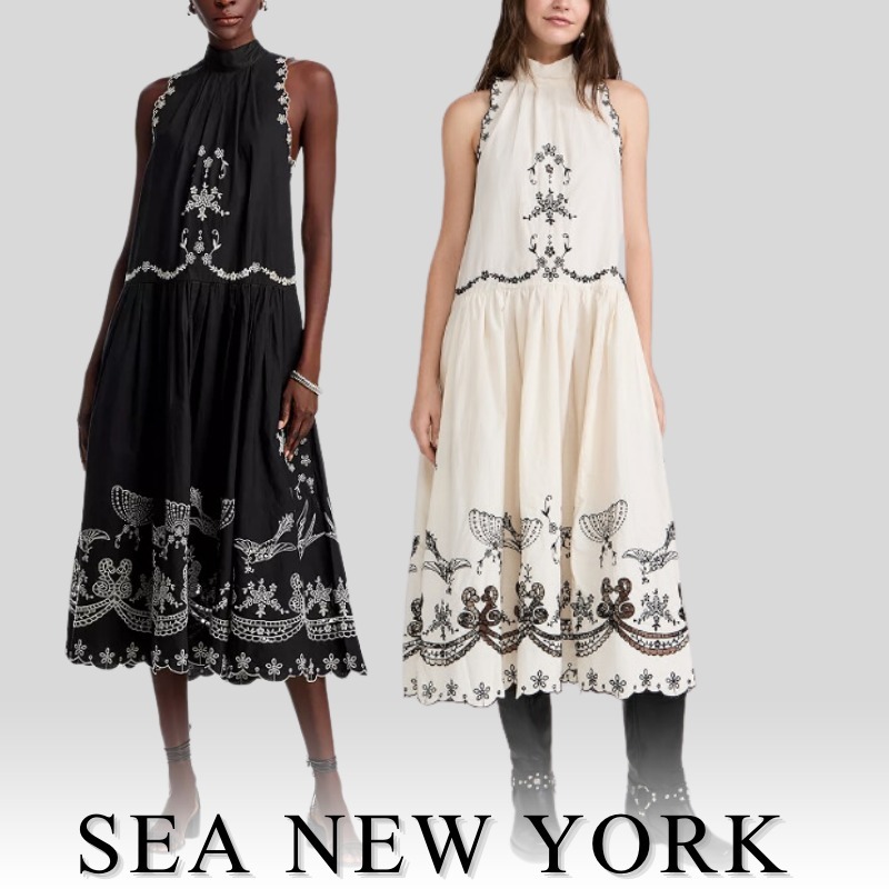 Sea New York シーニューヨーク 刺繍ワンピース