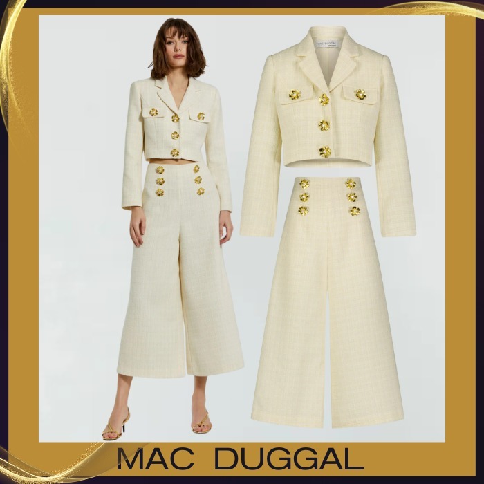 【セール】Mac Duggal*エレガント*ツイード ジャケット&パンツ