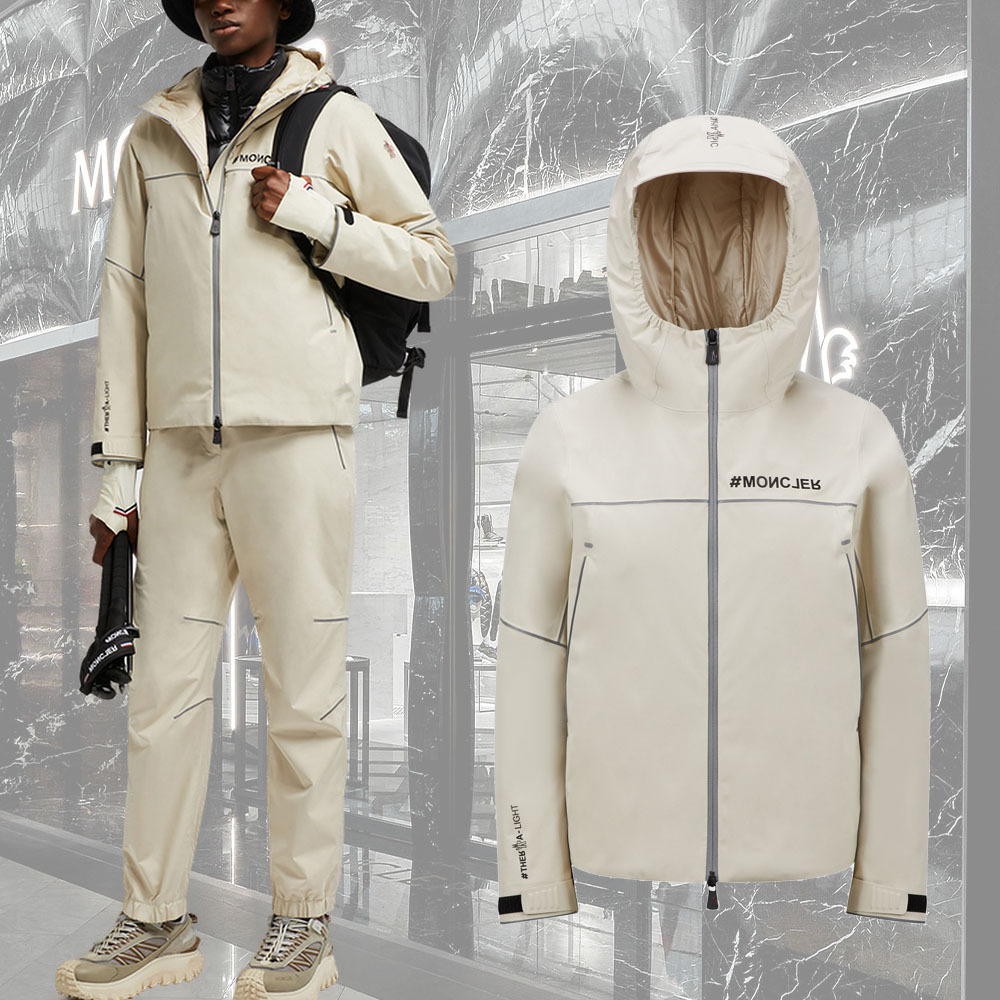 【MONCLER】Visalleフード付きゴアテックス・ダウンジャケット