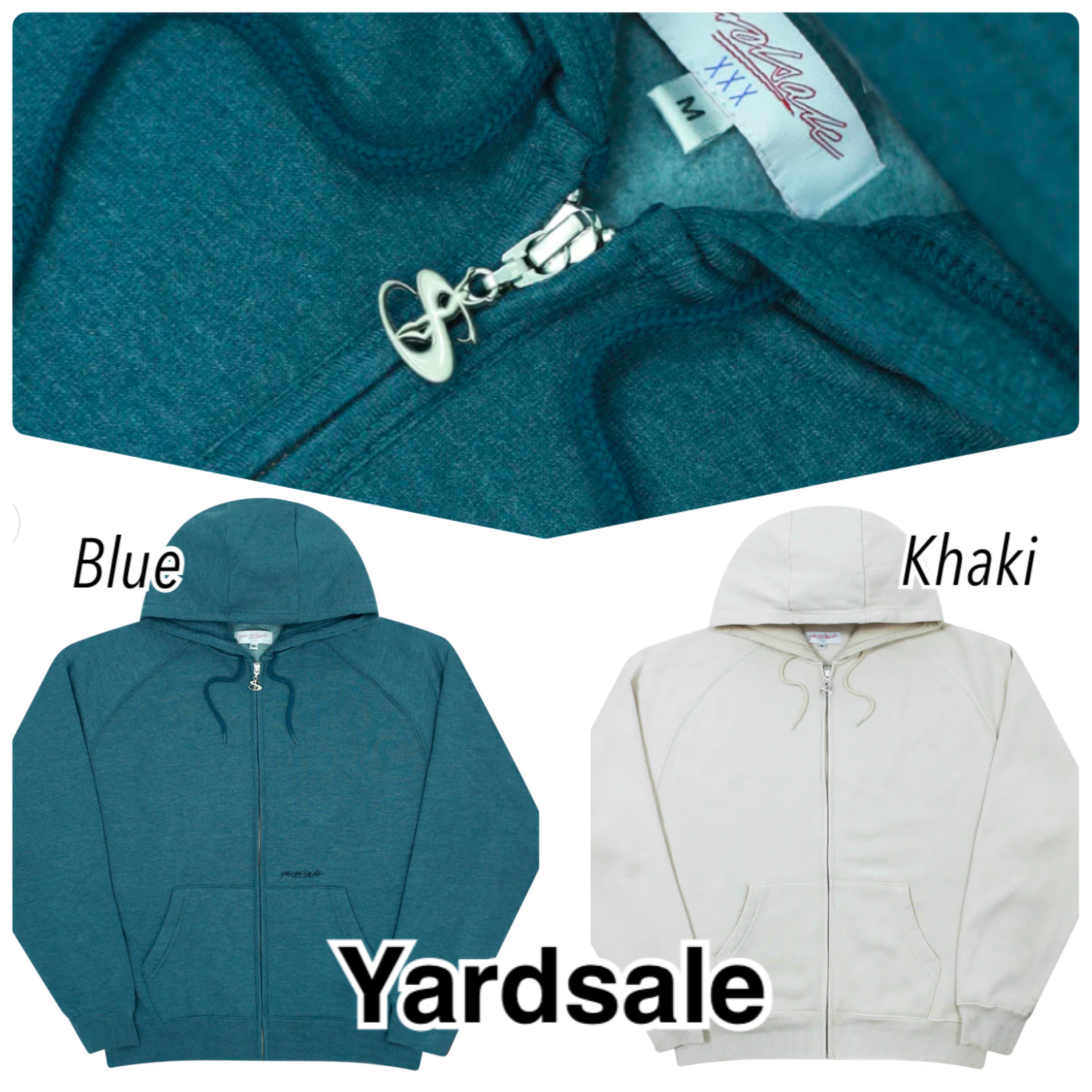 Yardsale★Sundown フーディー Blue/ Khaki