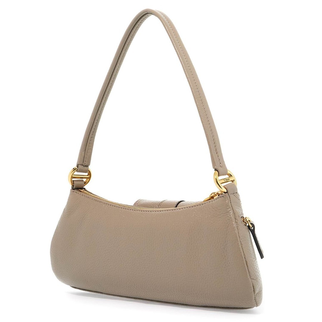 人気【Chloe】クロエ The 99 ショルダーバッグ CHC24AS710N84 Chloé The 99 Shoulder Bag In Grained Leather in Clay brown