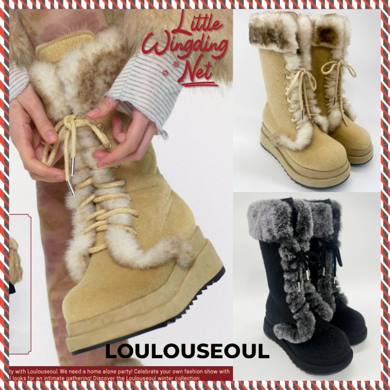 【Loulouseoul】24fw Sugar Fur Boots