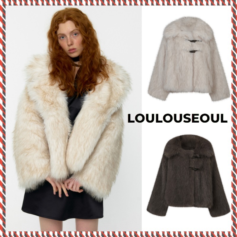 【Loulouseoul】24fw Fluffy Double Fur Jacket