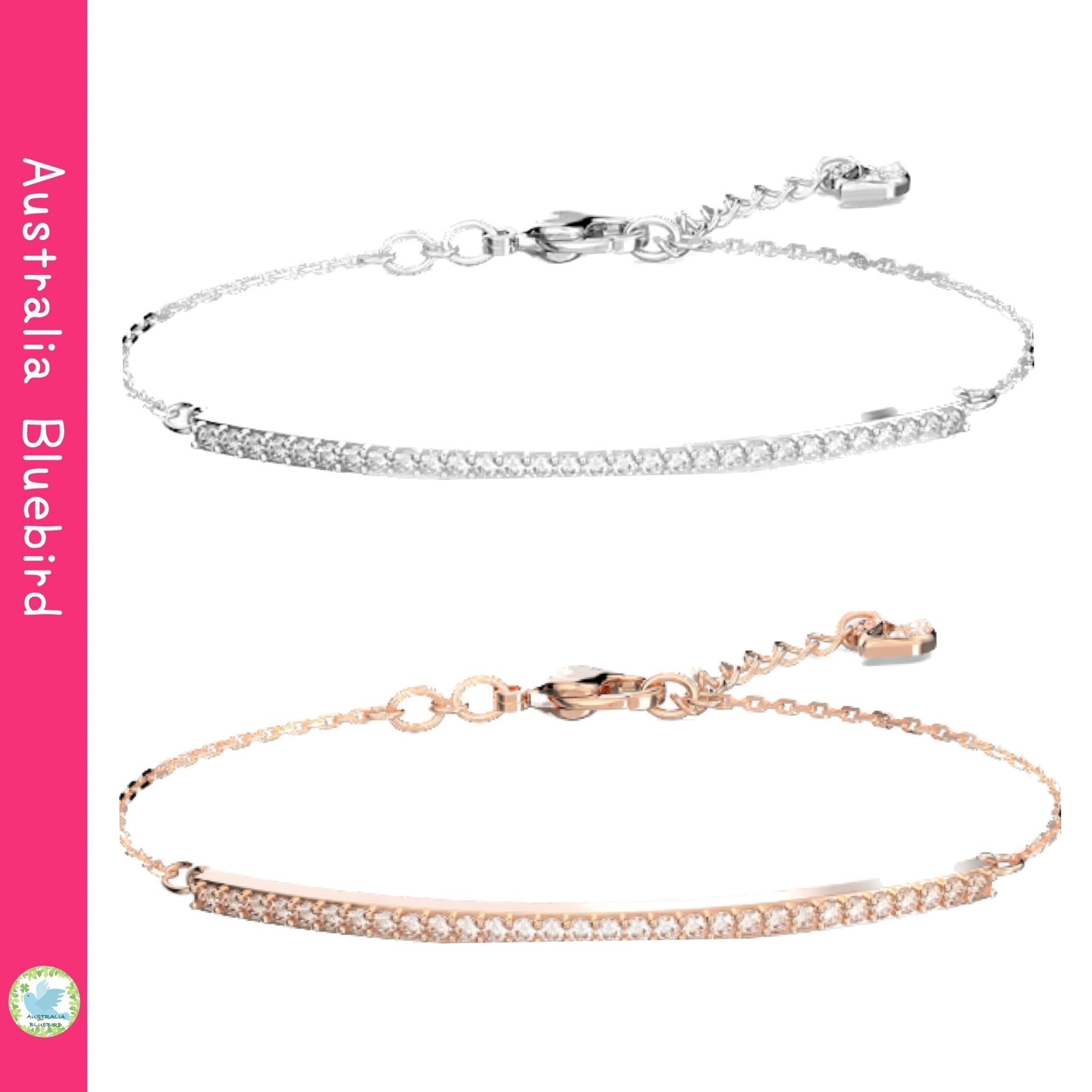 セール 関税込 重ね付けにも★SWAROVSKI★Only ブレスレット