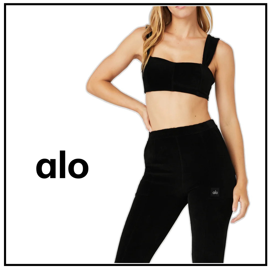 【Alo Yoga】Micro Corduroy Winter Break Bra