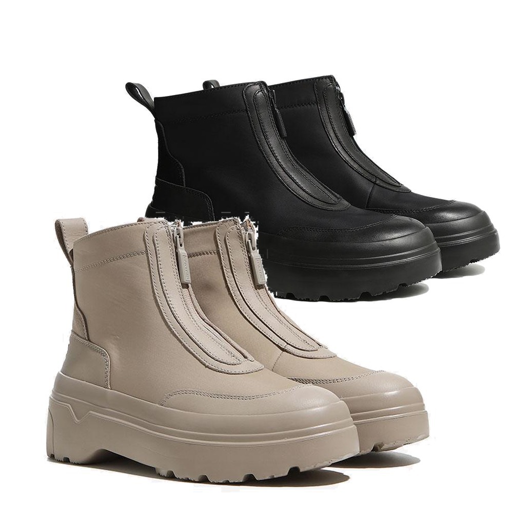 HUNTER★Unisex Explorer Ankle Zip Flatform Boots★22-28cm