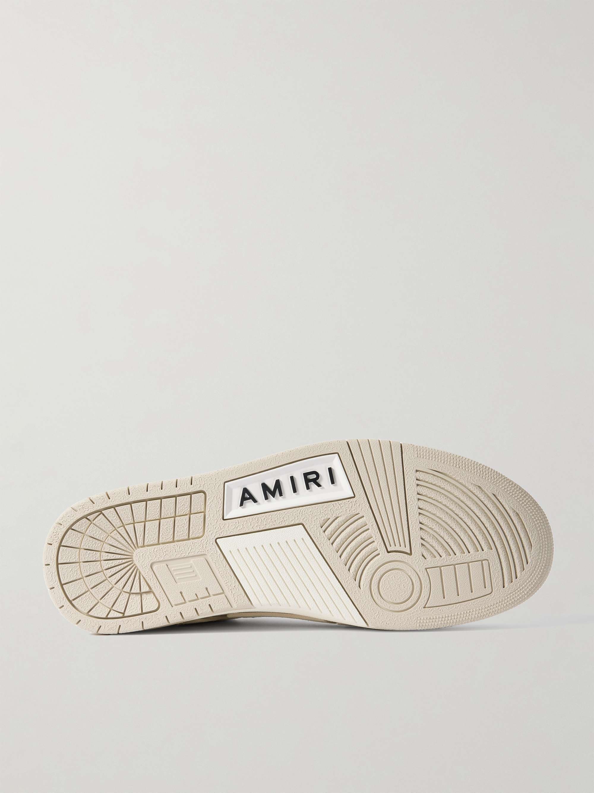 【AMIRI】アミリ スケルトン アップリケ レザースニーカー AMIRI スケルトップ ハイカット レザー スニーカー 人気 (AMIRI