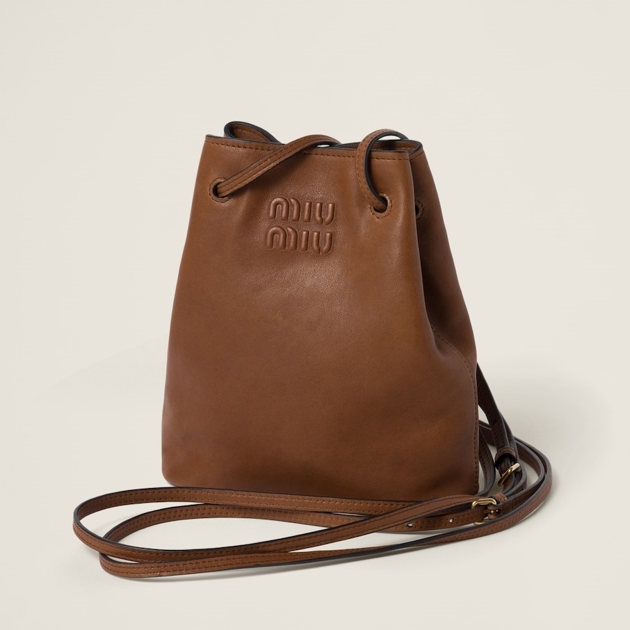 上品なデザイン》【miumiu】ナッパレザーミニバッグ