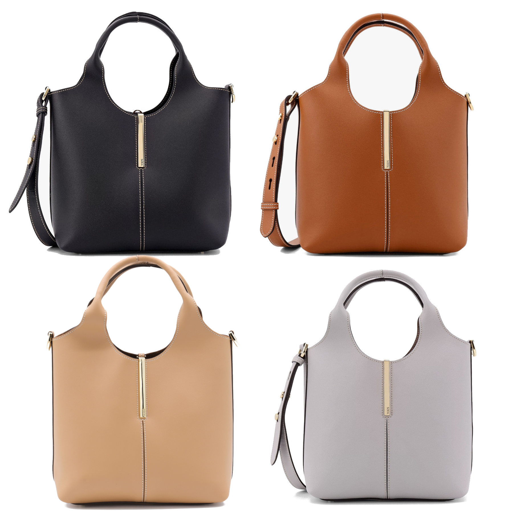 TOD'S / スムースレザー ミニトートバッグ
