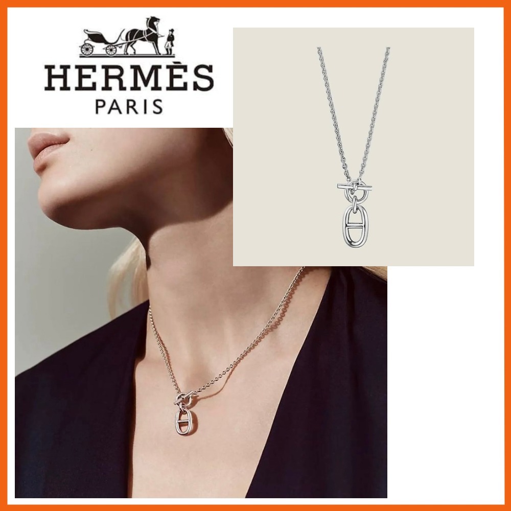 【入手困難】HERMES シェーヌダンクルペンダント ネックレス