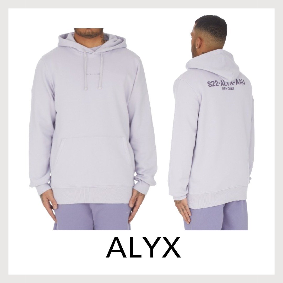 【ALYX】Purple Collection Logo Hoodie