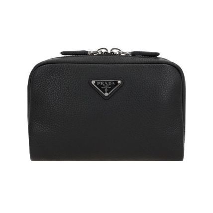VIP価格! PRADA カーフレザー ミニポーチ 1ND004 カメオベージュ サフィアーノレザー ミニバッグ | PRADA