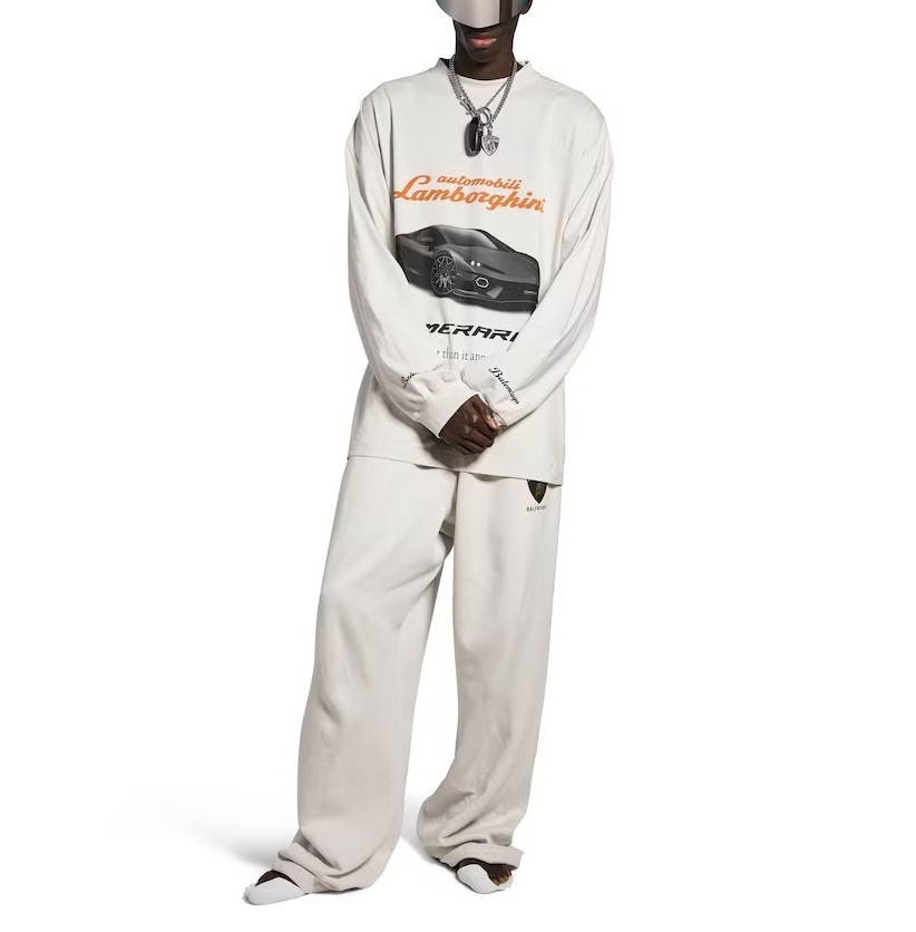 BALENCIAGA】Automobili Lamborghini Long Sleeve Tシャツ