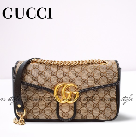 GUCCI☆グッチ GGマーモント ショルダー Aランク