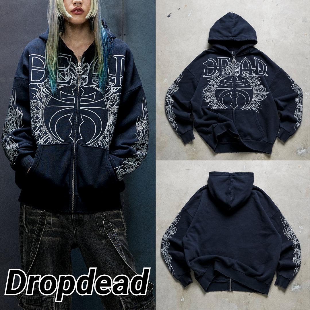◆Dropdead◆Dark Light ジップパーカー送料込