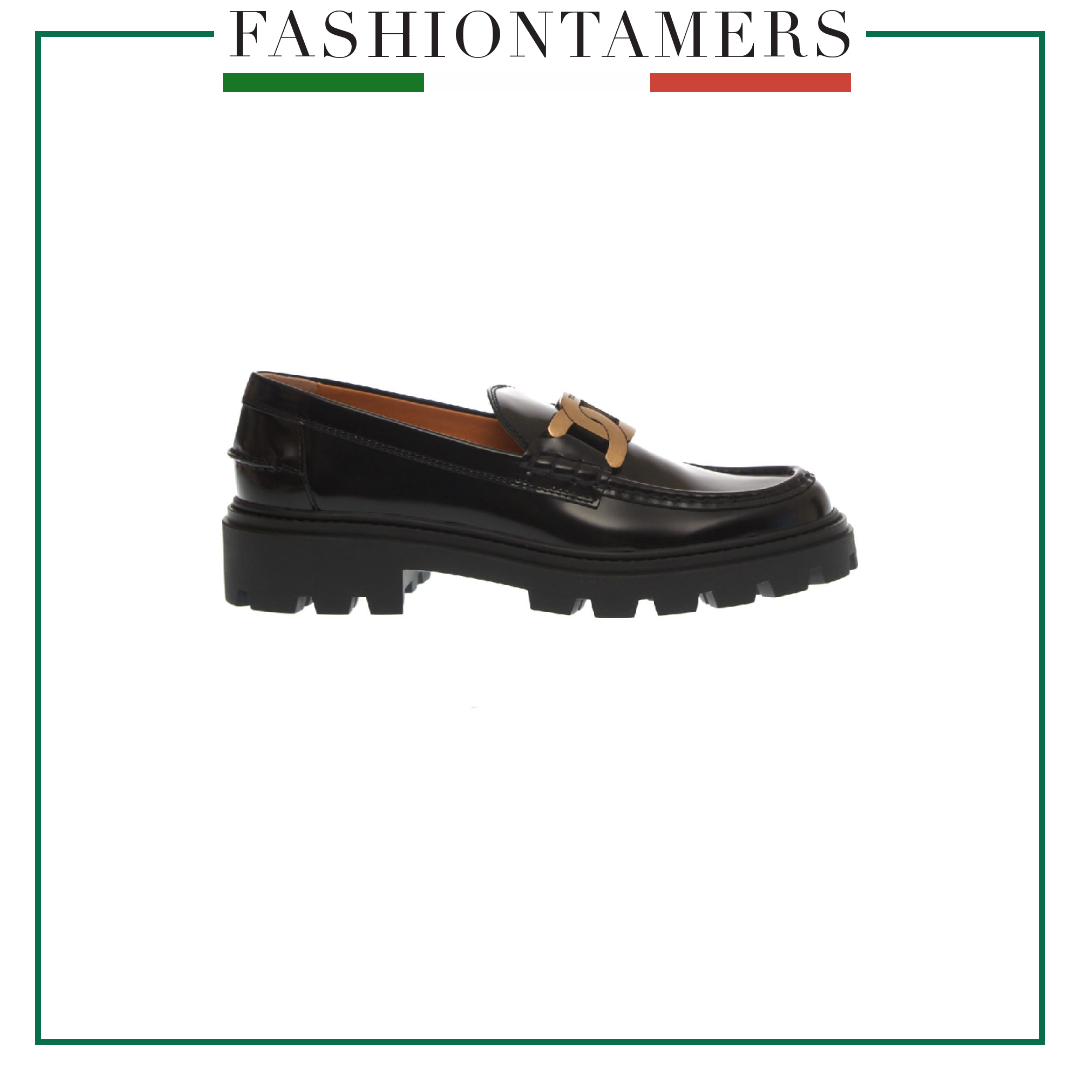 TOD'S 24AW ローファー・オックスフォード ブラック系
