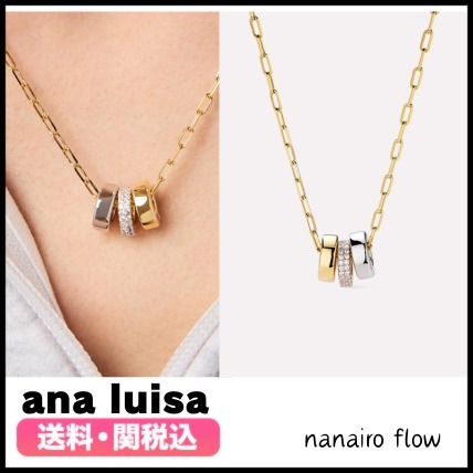 ★ana luisa★ 輝くトリプルリング チェーンネックレス