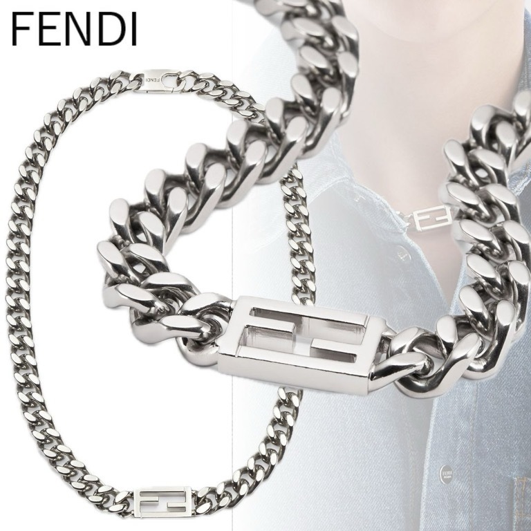 すぐ届く*FENDI*フェンディ*バゲット ネックレス