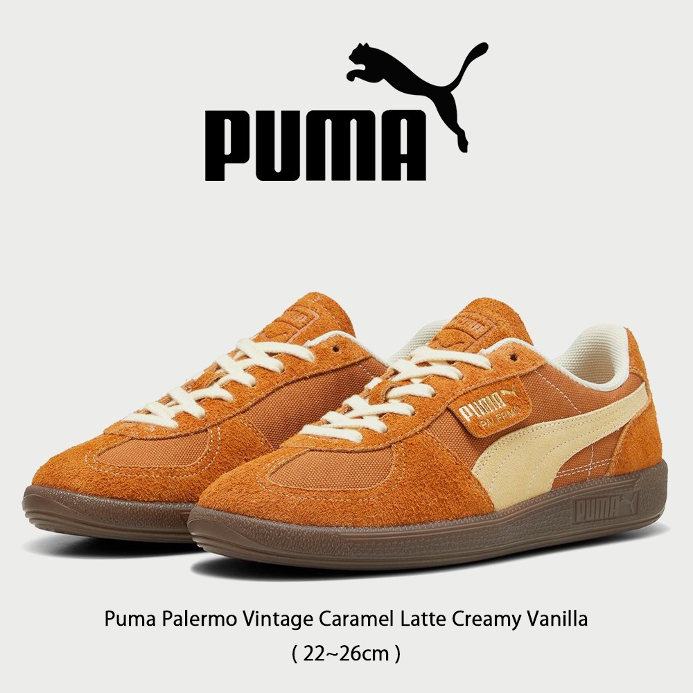 【Puma】 Palermo Vintage Caramel Latte Creamy Vanilla