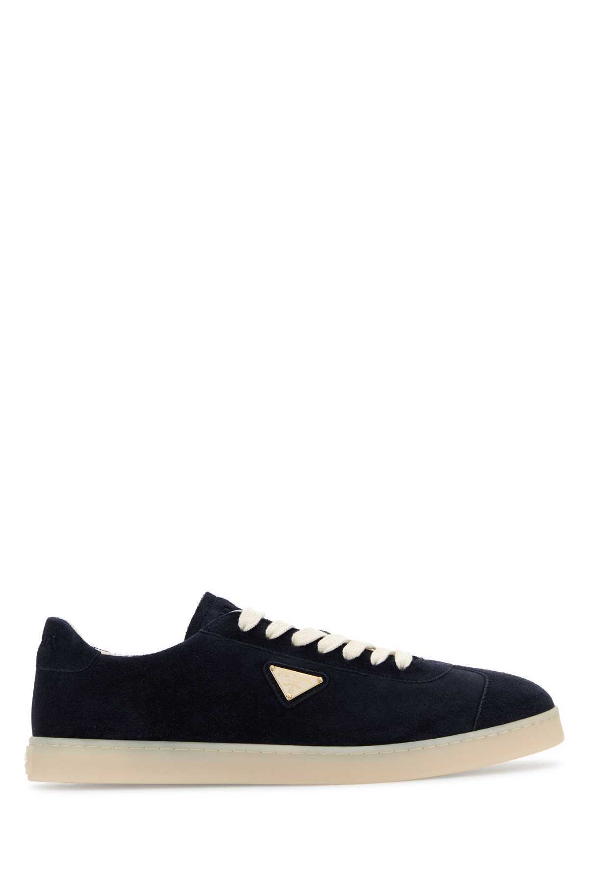 【送料&関税込】Prada Blue Suede Sneakers
