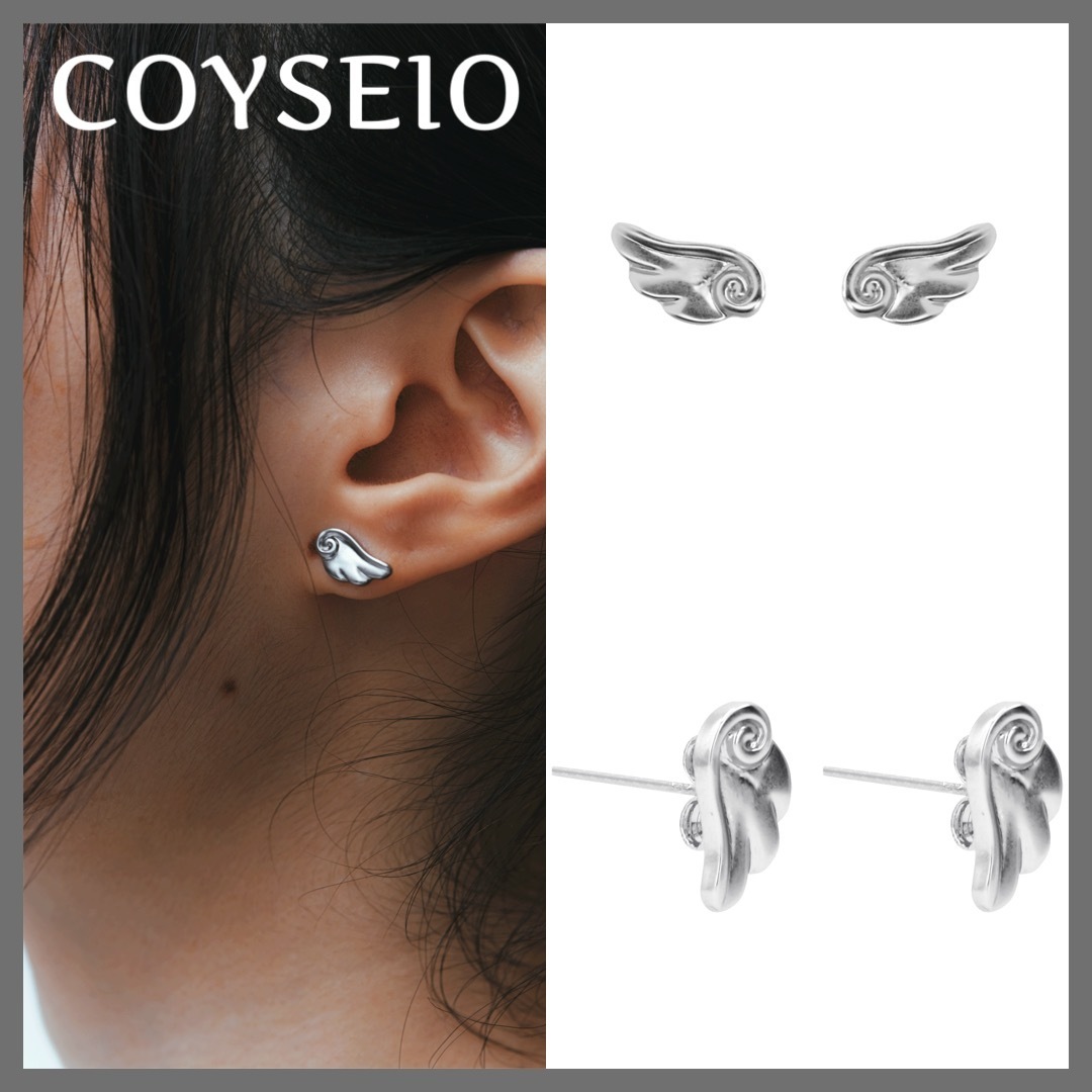 【韓国COYSEIO コイセイオ】03 WING EARRING SILVER