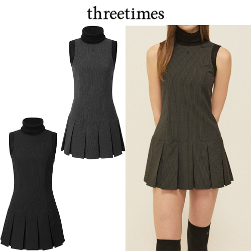 ★24-25FW新作★threetimes★Kayla dress