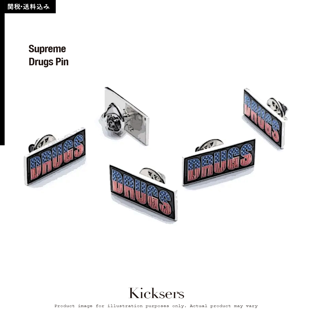 Supreme Drugs Pin シュプリーム ドラッグズ ピン